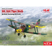 ICM 32035 1/32 DH.82 Tiger Moth British Training Aircraft Plastic Model Kit