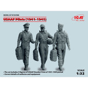 ICM 32104 1/32 USAAF Pilots 1941-1945 3 Walking Figures