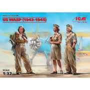 ICM 32108 1/32 US Wasp (1943-1945) 3 femal pilot figures