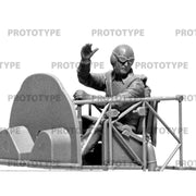 ICM 32111 1/32 WWII Axis Pilots Seated German Italian Japan