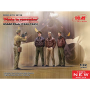 ICM 32116 1/32 Photo To Remember USAAF Pilots 1944-1945