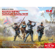 ICM 35024 1/35 American Civil War Confederate Infantry Set No.2