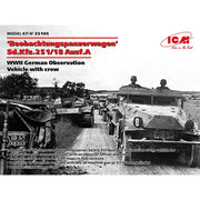 ICM 35105 1/35 Beobachtungspanzerwagen Sd.Kfz.251/18 Ausf.A WWII German Observation Vehicle with Crew