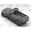 ICM 35105 1/35 Beobachtungspanzerwagen Sd.Kfz.251/18 Ausf.A WWII German Observation Vehicle with Crew