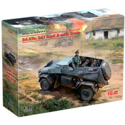 ICM 35111 1/35 Sd.Kfz. 247 Ausf.B with Crew Plastic Model Kit