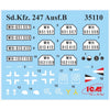 ICM 35111 1/35 Sd.Kfz. 247 Ausf.B with Crew