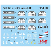 ICM 35111 1/35 Sd.Kfz. 247 Ausf.B with Crew