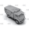 ICM 35138 1/35 Unimog S 404 German Military Ambulance 4823044409600