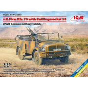 ICM 35503 1/35 s.E.Pkw Kfz.70 with Zwillingssockel 36 WWII German Military Vehicle