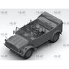 ICM 35503 1/35 s.E.Pkw Kfz.70 with Zwillingssockel 36 WWII German Military Vehicle