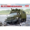 ICM 35524 1/35 Soviet ZiL-131 KShM with Soviet Drivers Plastic Model Kit