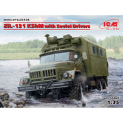 ICM 35524 1/35 Soviet ZiL-131 KShM with Soviet Drivers Plastic Model Kit