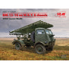 ICM 35591 1/35 BM-13-16 on W.O.T. 8 chassis, WWII Soviet MLRS Plastic Model Kit