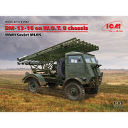 ICM 35591 1/35 BM-13-16 on W.O.T. 8 chassis, WWII Soviet MLRS Plastic Model Kit