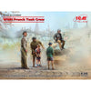 ICM 35647 1/35 WWII French Tank Crew 4 figures Plastic Model Kit