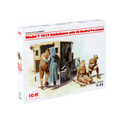 ICM 35662 1/35 Model T 1917 Ambulance with US Medical Personnel