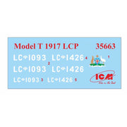ICM 35663 1/35 Model T 1917 LCP WWI Australian Army Car