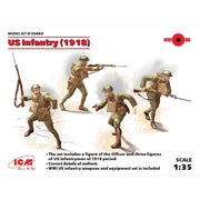 ICM 35693 1/35 U.S. Infantry (1918) (4 figures) (WWI)