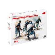 ICM 35696 1/35 French Infantry in Gas Masks (1918) (4 figures)