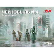 ICM 35904 1/35 Chernobyl No.4 Deactivators (4 figures) Plastic Model Kit
