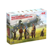 ICM 48088 1/48 USAAF Bomber Pilots and Ground Personnel 1944-1945