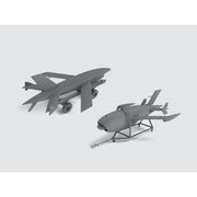 ICM 48399 1/48 US Aerial Target Drones 2 Drones and 2 Trailers