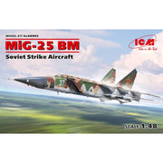 ICM 48905 1/48 Mikoyan MiG-25BM Soviet Strike Aircraft Plastic Model Kit