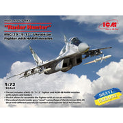 ICM 72143 1/72 Radar Hunter Mikoyan MiG-29 9-13 Ukrainian Fighter with HARM Missiles