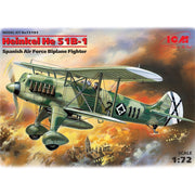ICM 72191 1/72 Heinkel He 51B-1 Spanish Air Force Biplane Fighter