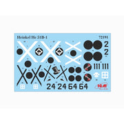 ICM 72191 1/72 Heinkel He 51B-1 Spanish Air Force Biplane Fighter