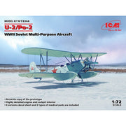 ICM 72244 1/72 Polikarpov U-2/Po-2 WWII Soviet Multi-Purpose Airc Plastic Model Kit