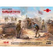 ICM DS3501 1/35 Gallipoli 1915 ANZAC and Turkish Infantry Figures