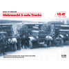 ICM DS3508 1/35 Wehrmacht 3-axle Trucks (Henschel 33D1, Krupp L3H163, LG3000)