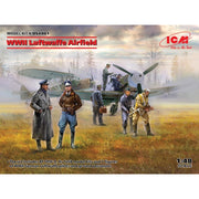 ICM DS4801 1/48 Luftwaffe Airfield Me Bf 109F-4 Hs 126 B-1 Luftwaffe Pilots and Ground Personnel 7 figures Plastic Model Kit