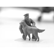 ICM DS4802 1/48 RAF Airfield Spitfire Mk IX Spitfire Mk VII RAF Pilots and Ground Personnel 7 Figures