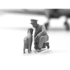 ICM DS4802 1/48 RAF Airfield Spitfire Mk IX Spitfire Mk VII RAF Pilots and Ground Personnel 7 Figures