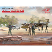 ICM DS4803 1/48 Vietnam USAF Airfield Cessna O-2A OV-10 A Bronco US Pilots and Ground Personnel Vietnam War