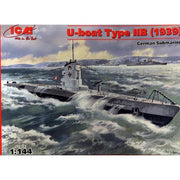ICM S009 1/144 German Submarine U-Boat Type IIB WWII 1939