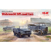 ICM 1/35 Wehrmacht Off-road Cars with Kfz.1 Horch 108 Typ 40 L1500A Diorama Set ICM-DS3503