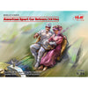 ICM 24014 1/24 American Sport Car Drivers 1910s 1 Male 1 Female Plastic Model Kit ICM-24014