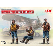 ICM 32105 1/32 British Pilots 1939-1945 3 Figures Plastic Model Kit