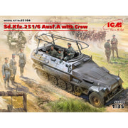 ICM 35104 1/35 Sd.Kfz.251/6 Ausf.A with Crew Plastic Model Kit ICM-35104 