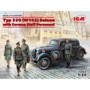 ICM 35539 1/35 Typ 320 W142 Saloon WWII German Staff Car with German Staff Personnel