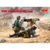 ICM 35645 1/35 WWII German MG08 MG Team 2 figures Plastic Model Kit