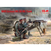ICM 35711 1/35 WWI German MG08 MG Team 2 Figures Plastic Model Kit