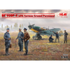 ICM 48805 1/48 Messerschmitt Bf-109F-4 with German Ground Personnel Plastic Model Kit