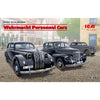 ICM DS3504 1/35 Wehrmacht Personnel Cars Kadett K38 Saloon Kapitan Saloon Admiral Saloon Plastic Model Kit