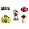 Make Me Iconic X05 Christmas Glass Ornaments Melbourne 5pc