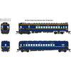 IDR HO VR Derm Train Pack VR Yellow Simplified Lining w/Brown and Blue Roofs (RM 61 and MT 27)