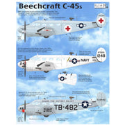 Iliad Decals 1/48 Beechcraft 18 UC45 JRB-4 C-45F/C-45F